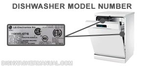 Dishwasher Model Number Location