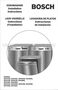 Bosch SHU43C02UC Installation Instructions