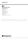 Hotpoint FDAB 10110 P Operating Instructions
