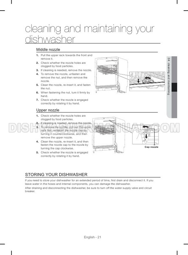 Samsung Dishwasher Dw80r2031us Manual